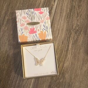 Sterling Silver Butterfly Necklace